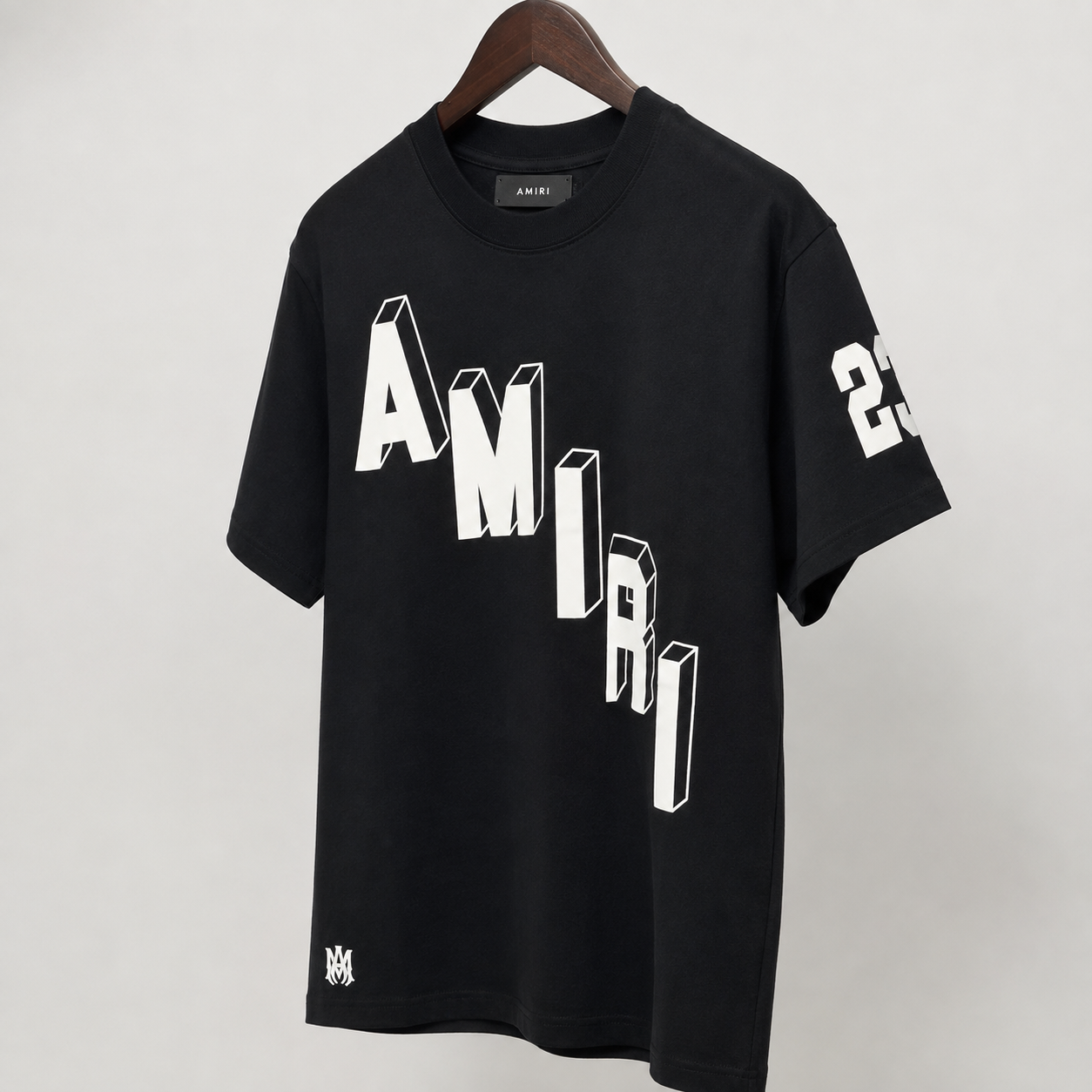 Amiri White Black Records Graphic T-Shirt Smart Casual