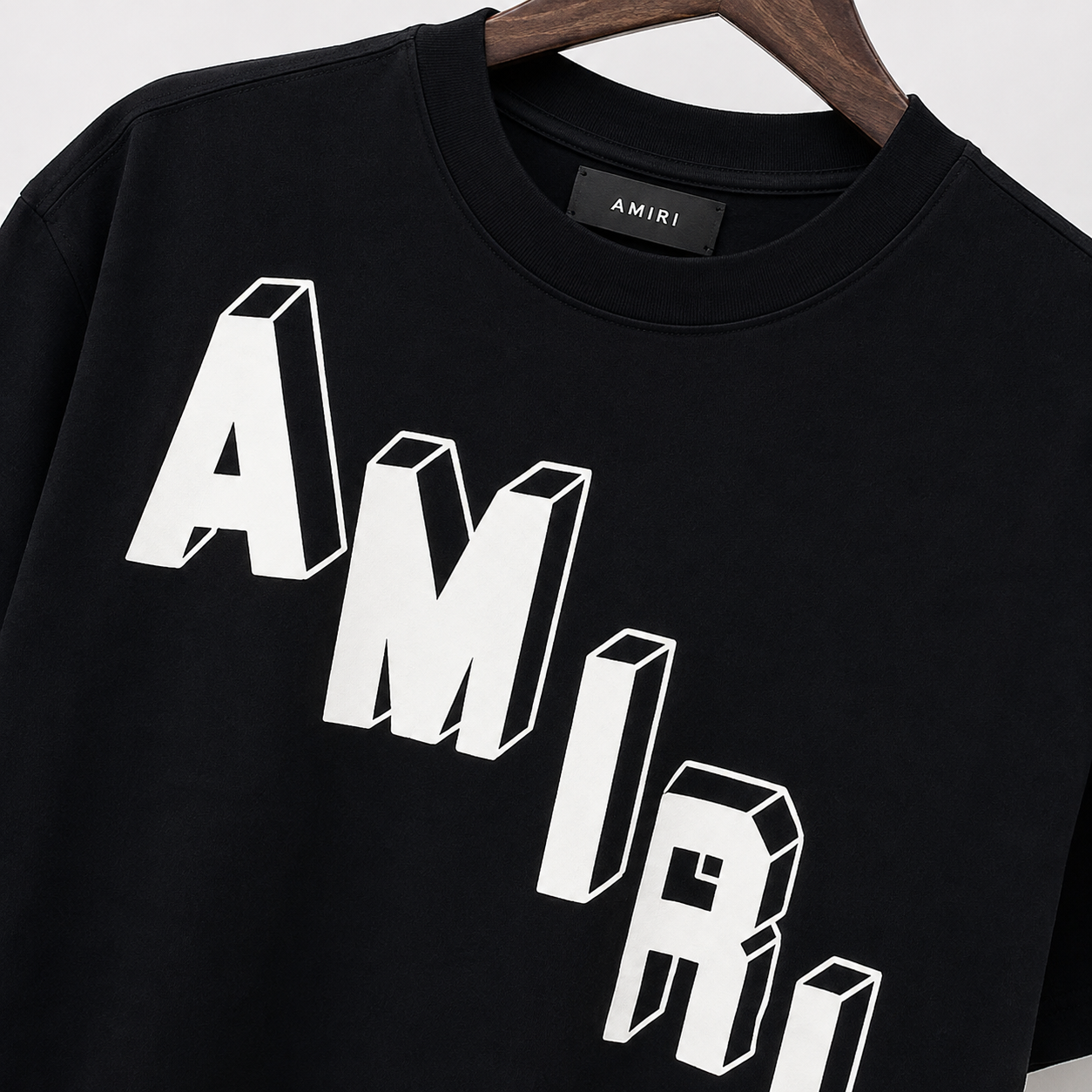 Amiri White Black Records Graphic T-Shirt Smart Casual