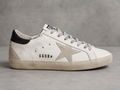 Golden Goose distressed white shoes