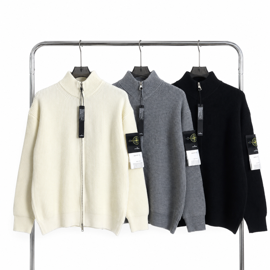 Stone Island Half-Turtleneck Knitted Sweater