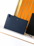 Montblanc Document pouch Blue Textured Slim