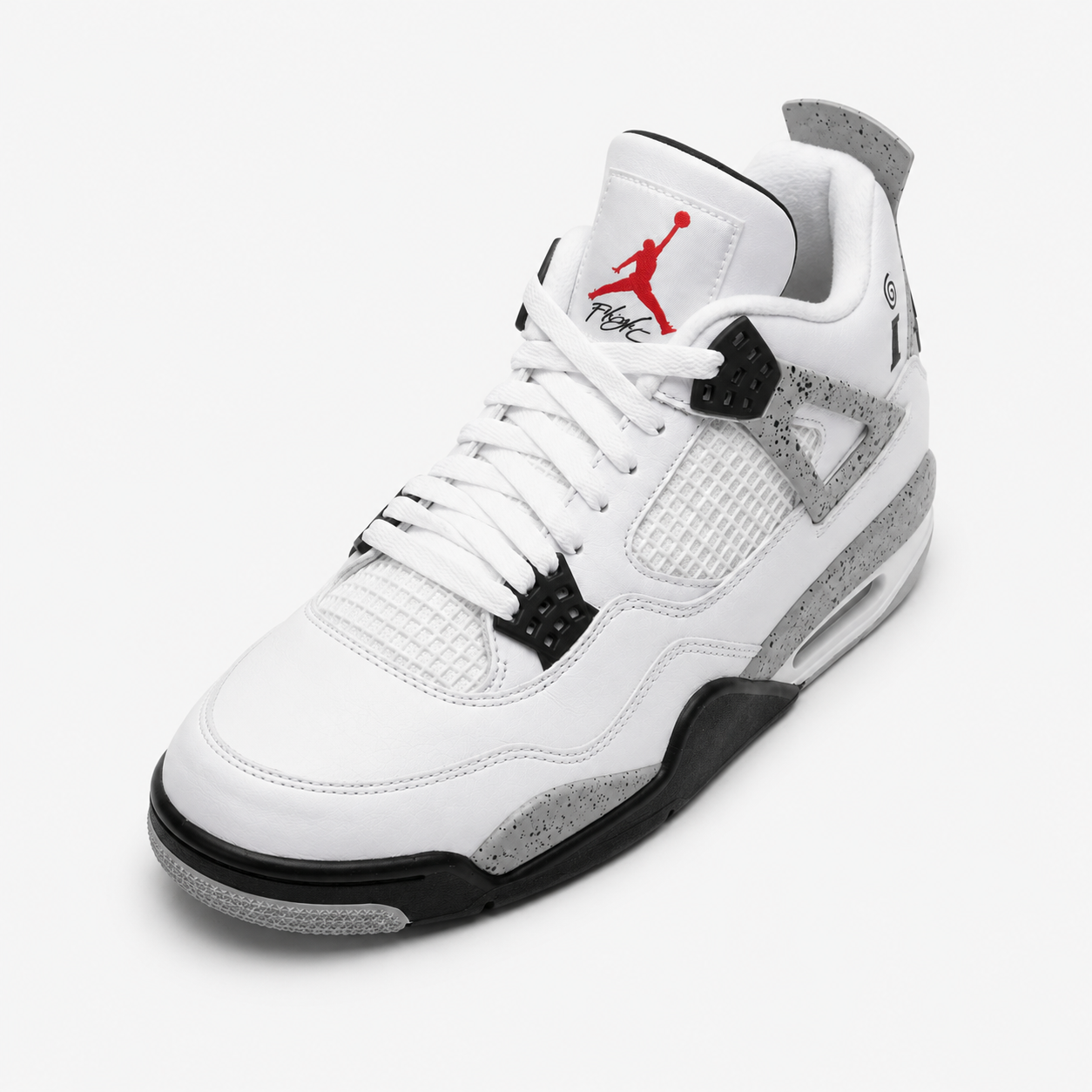 Jordan 4 Generation Trendy White-Gray-Black