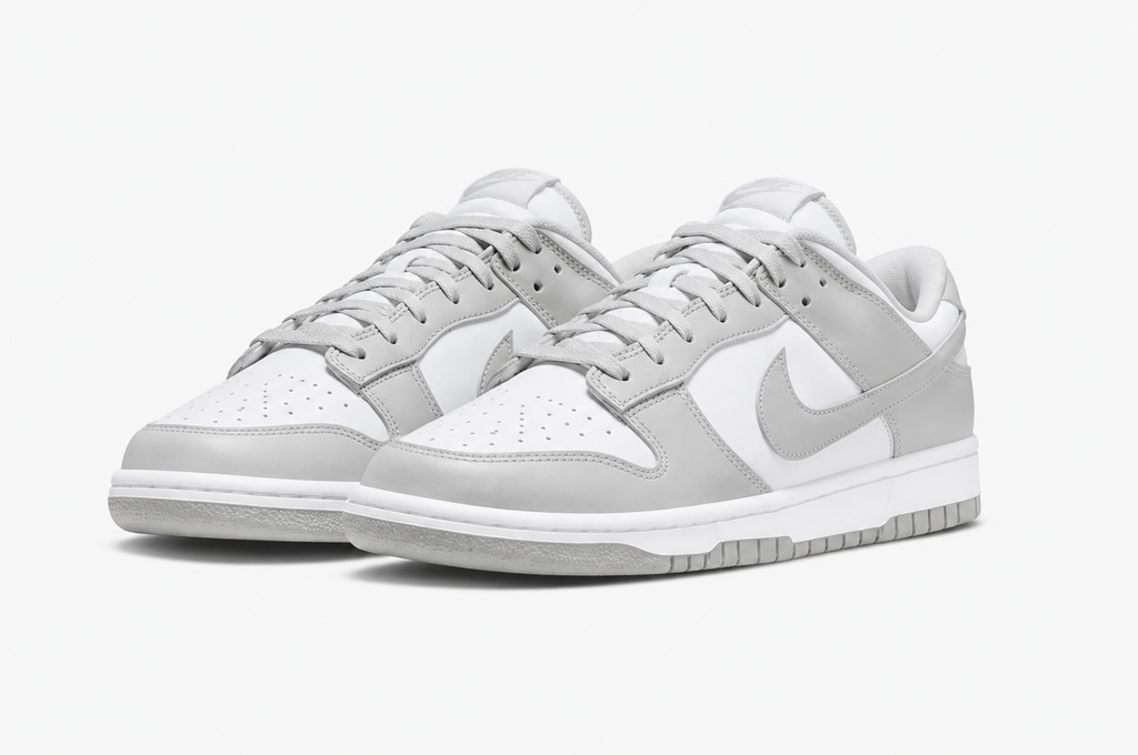 Nike Dunk simple style gray and white shoes