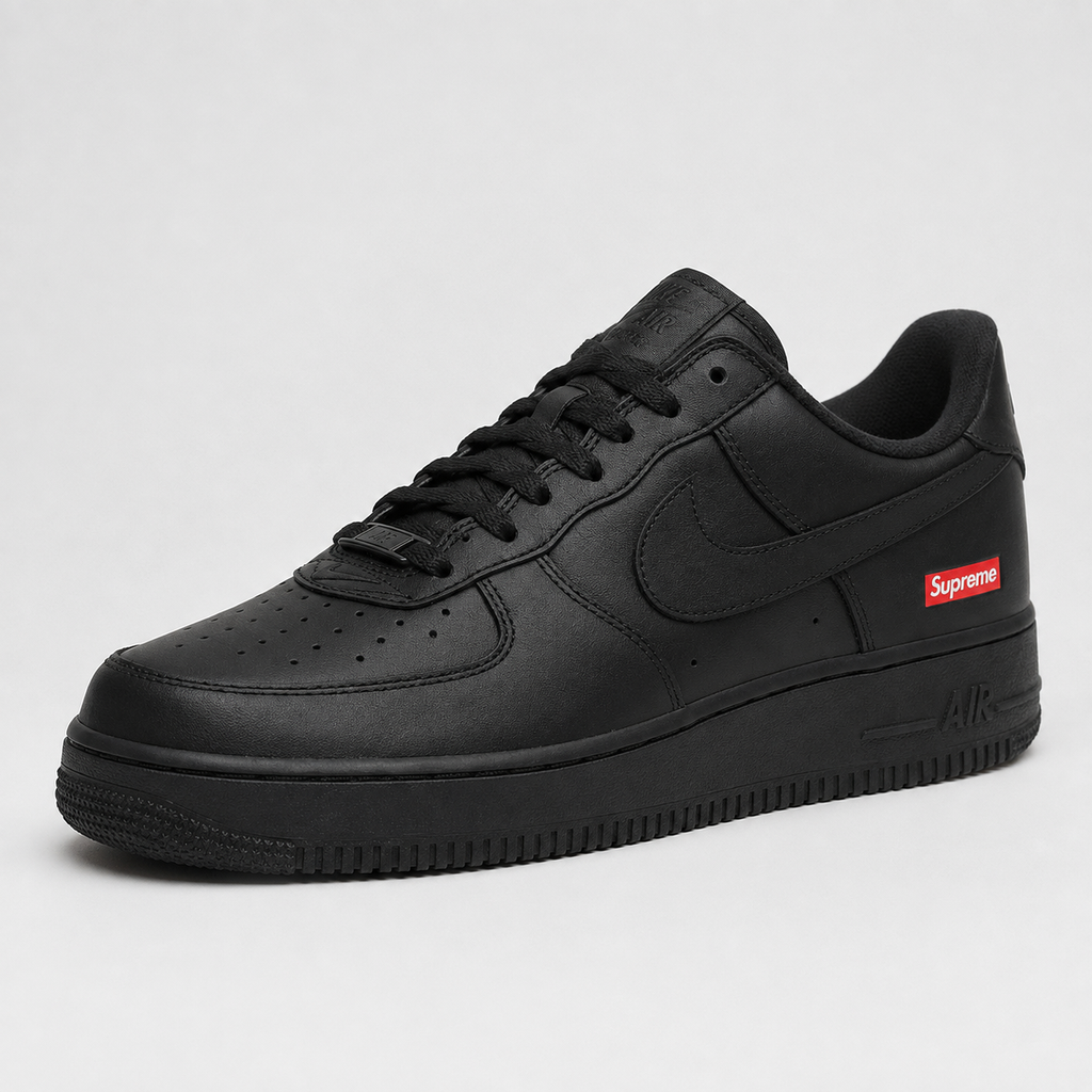 Nike Air Force 1 black trendy sneakers