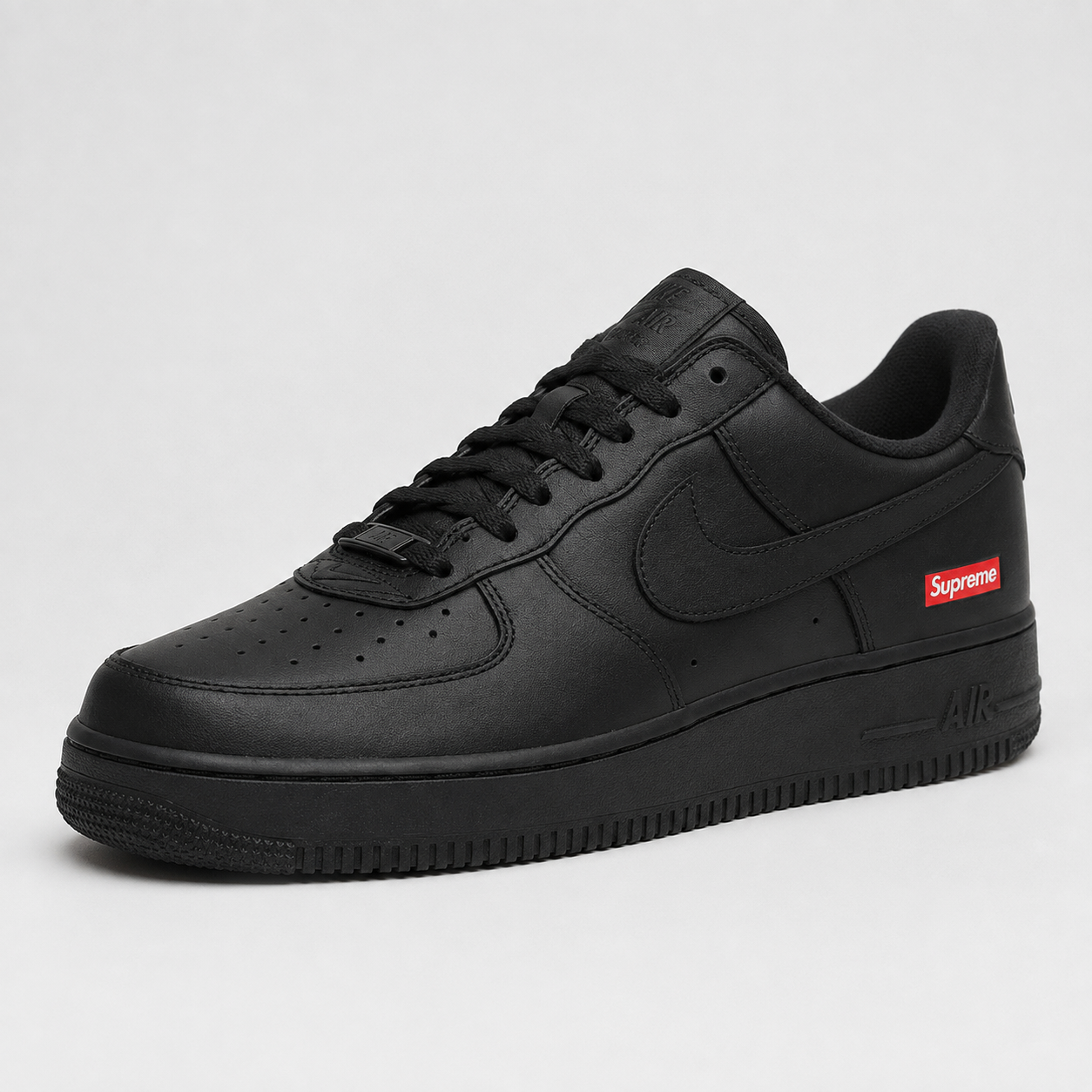 Nike Air Force 1 black trendy sneakers