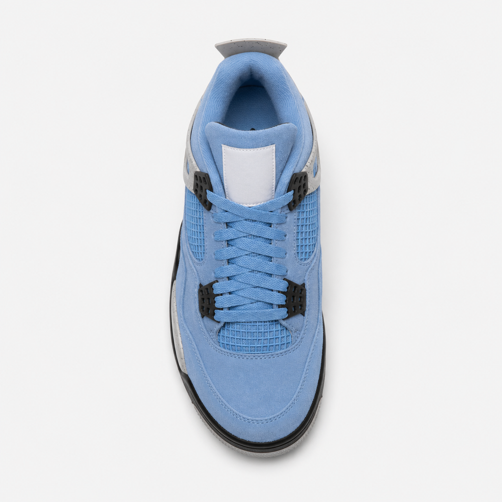 Trendy light blue shoes of Jordan 4