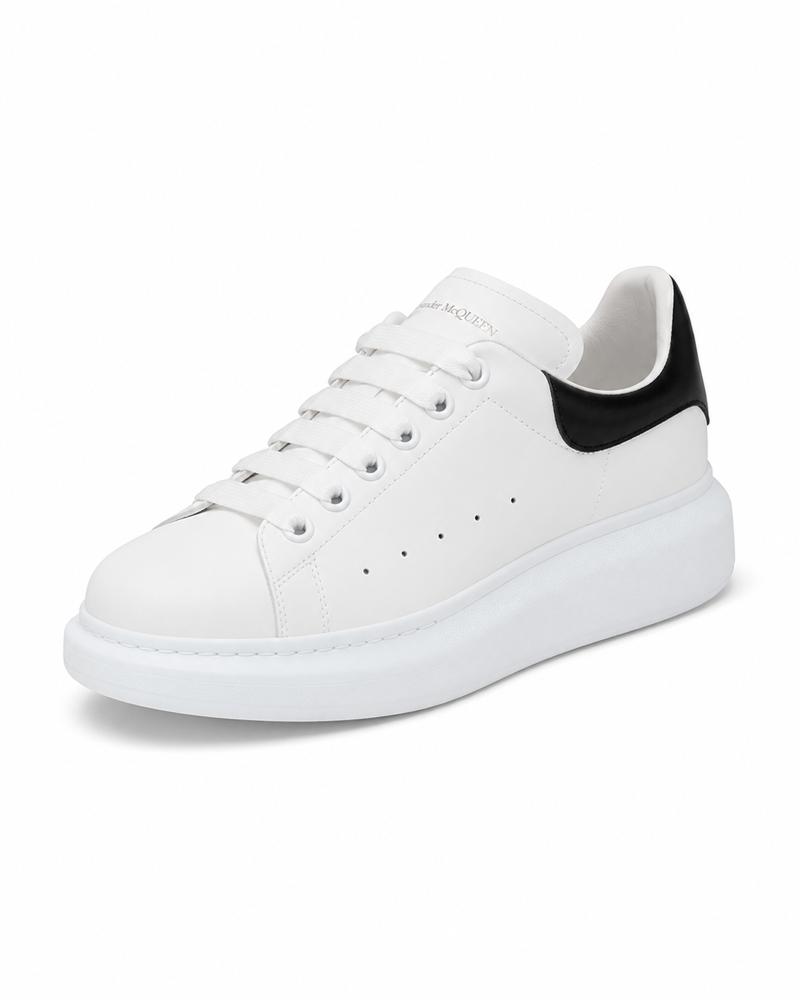 McQueen Black - Tail Casual White Sneakers
