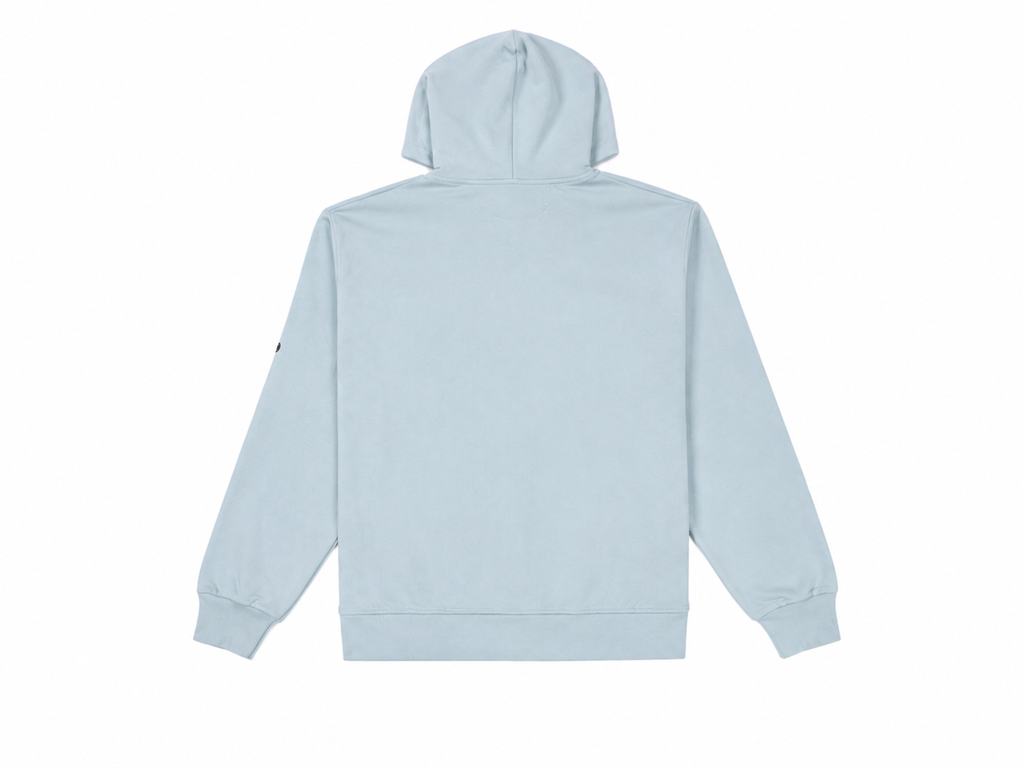 Stone Island Blue Zip Hoodie Gift Ready