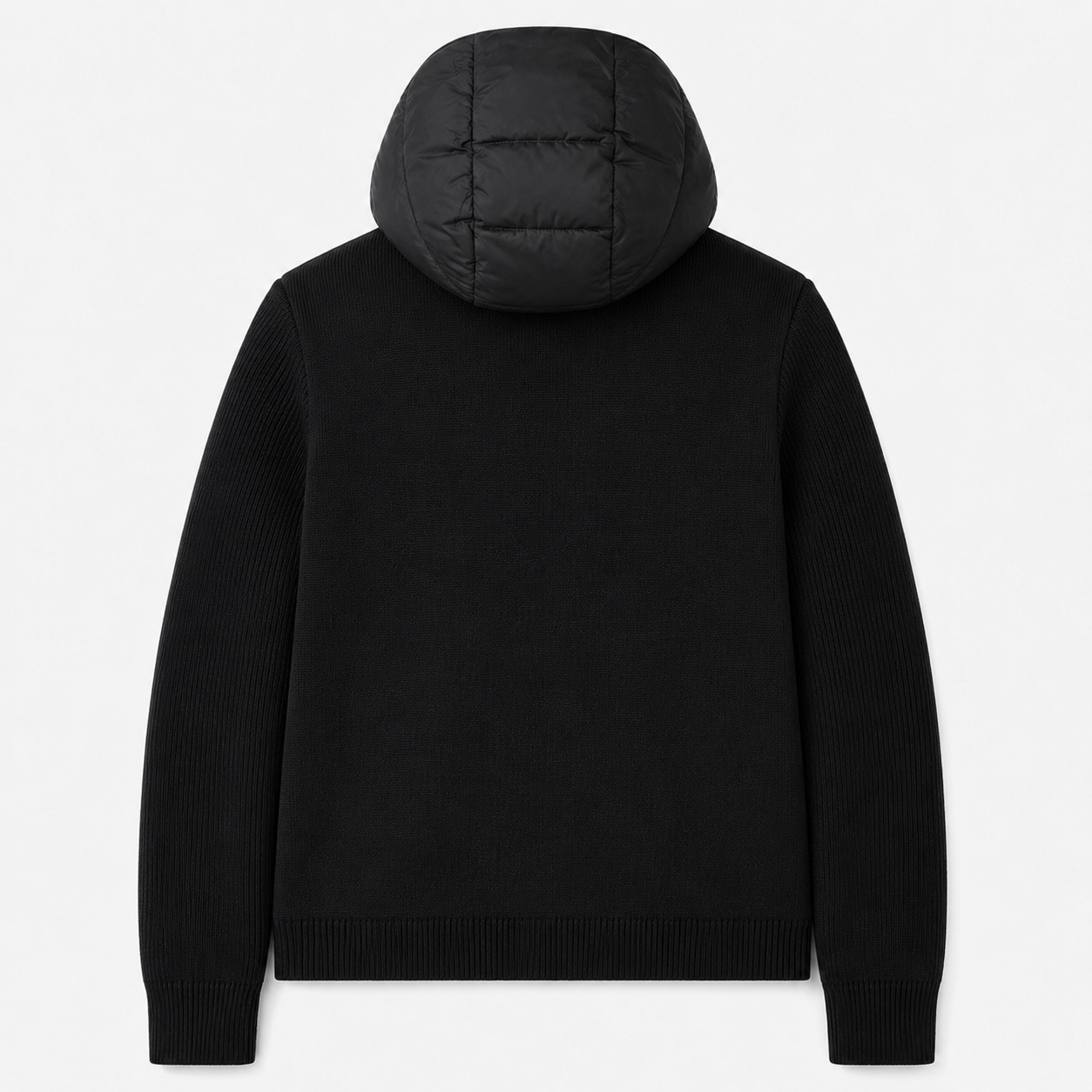 Moncler black stylish down jacket