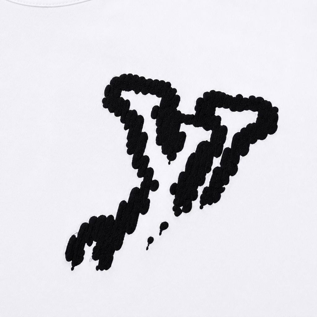 Louis Vuitton Simple Style Graffiti White T-shirt