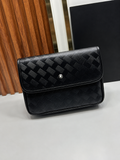 Montblanc Clutch bag Black Flap Geometric