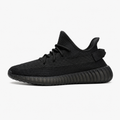 Yeezy simple black sports shoes