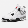 Jordan 4 Generation Trendy White-Gray-Black