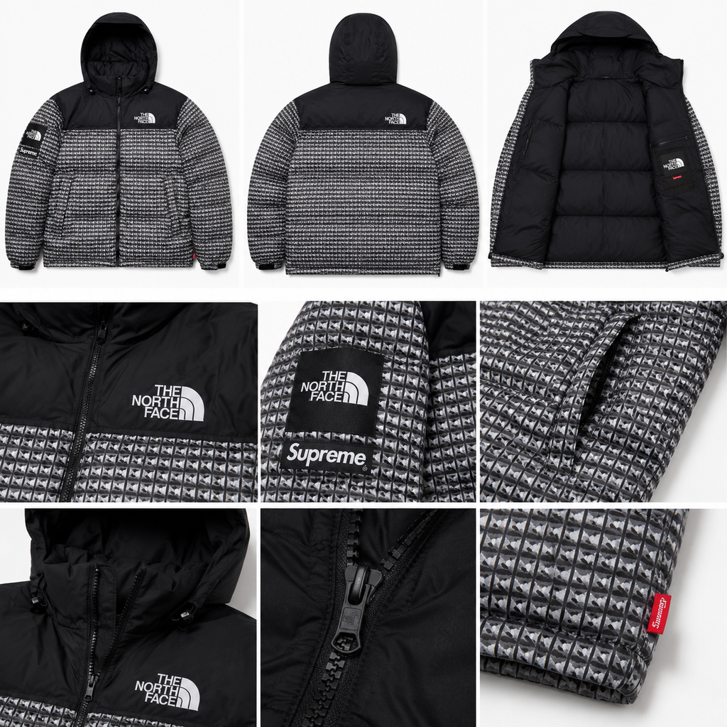 Pattern Logo The North Face Puffer Jacket for Photo Ready Looks