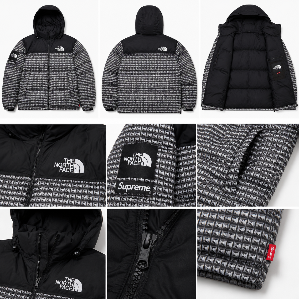 Pattern Logo The North Face Puffer Jacket for Photo Ready Looks