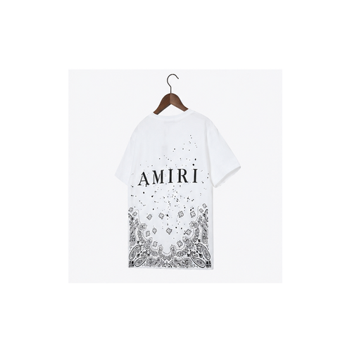 Amiri Gift Ready Graphic T-shirt White Blue Amiri with Standout Detail