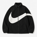 Nike big swoosh trendy black coat