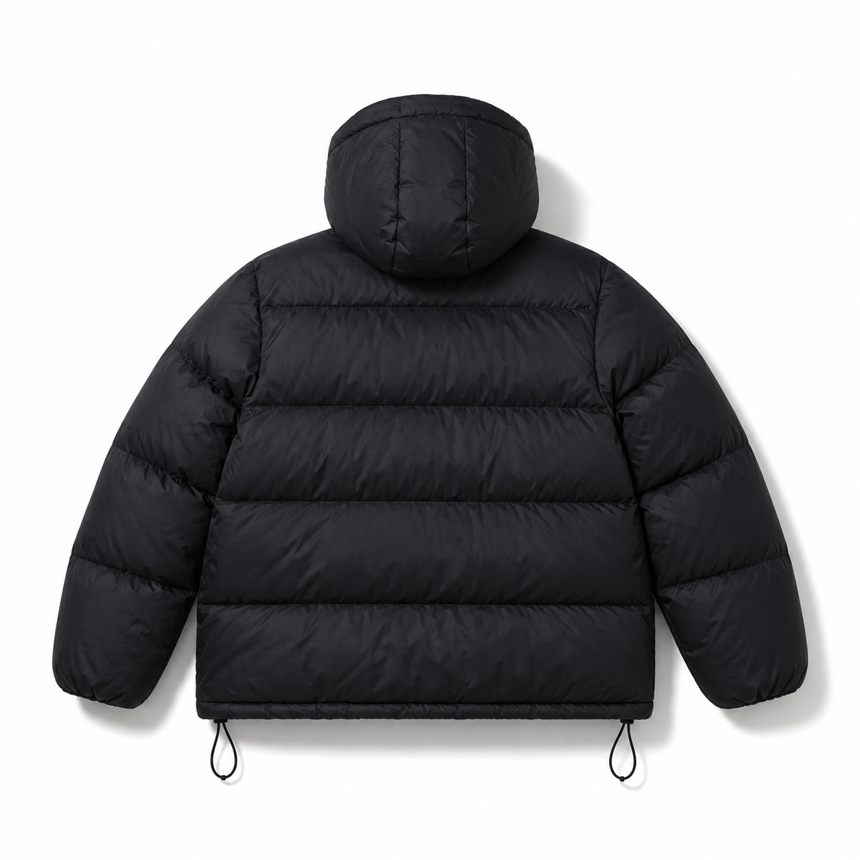Stussy trendy and cool black down jacket