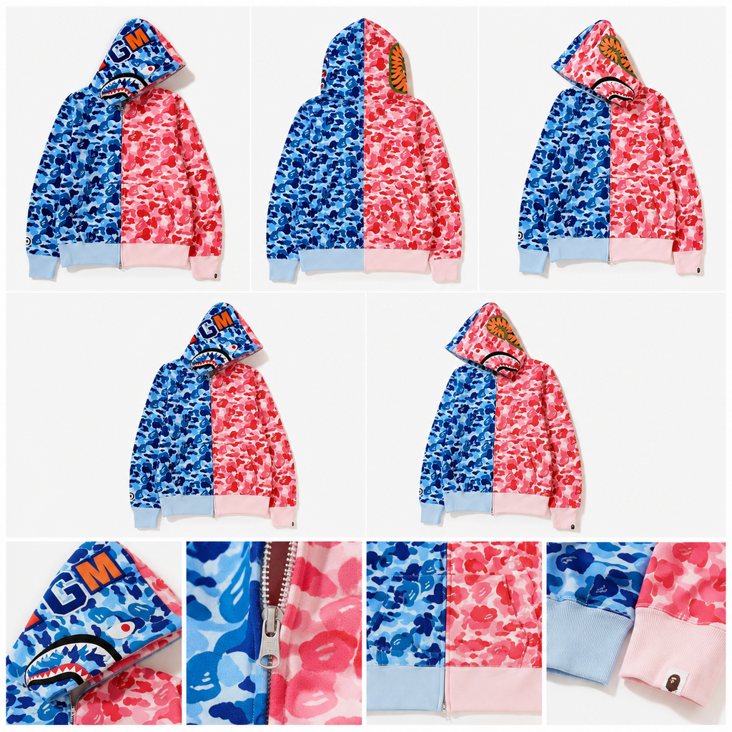 Bape Shark Camouflage Hoodie