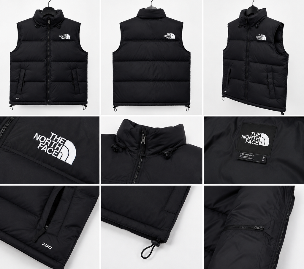 The North Face Black Trendy and Cool Down Vest
