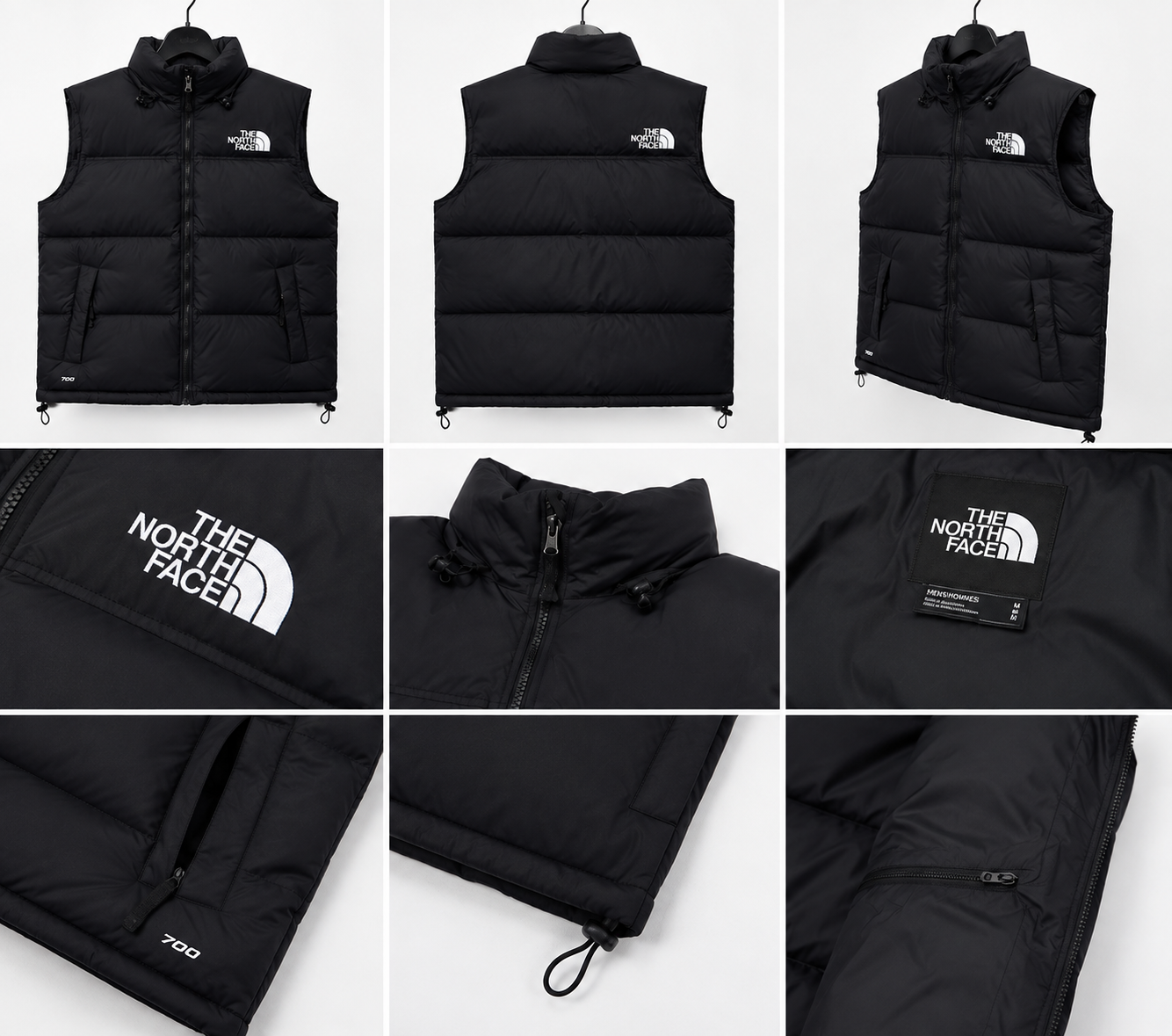 The North Face Black Trendy and Cool Down Vest