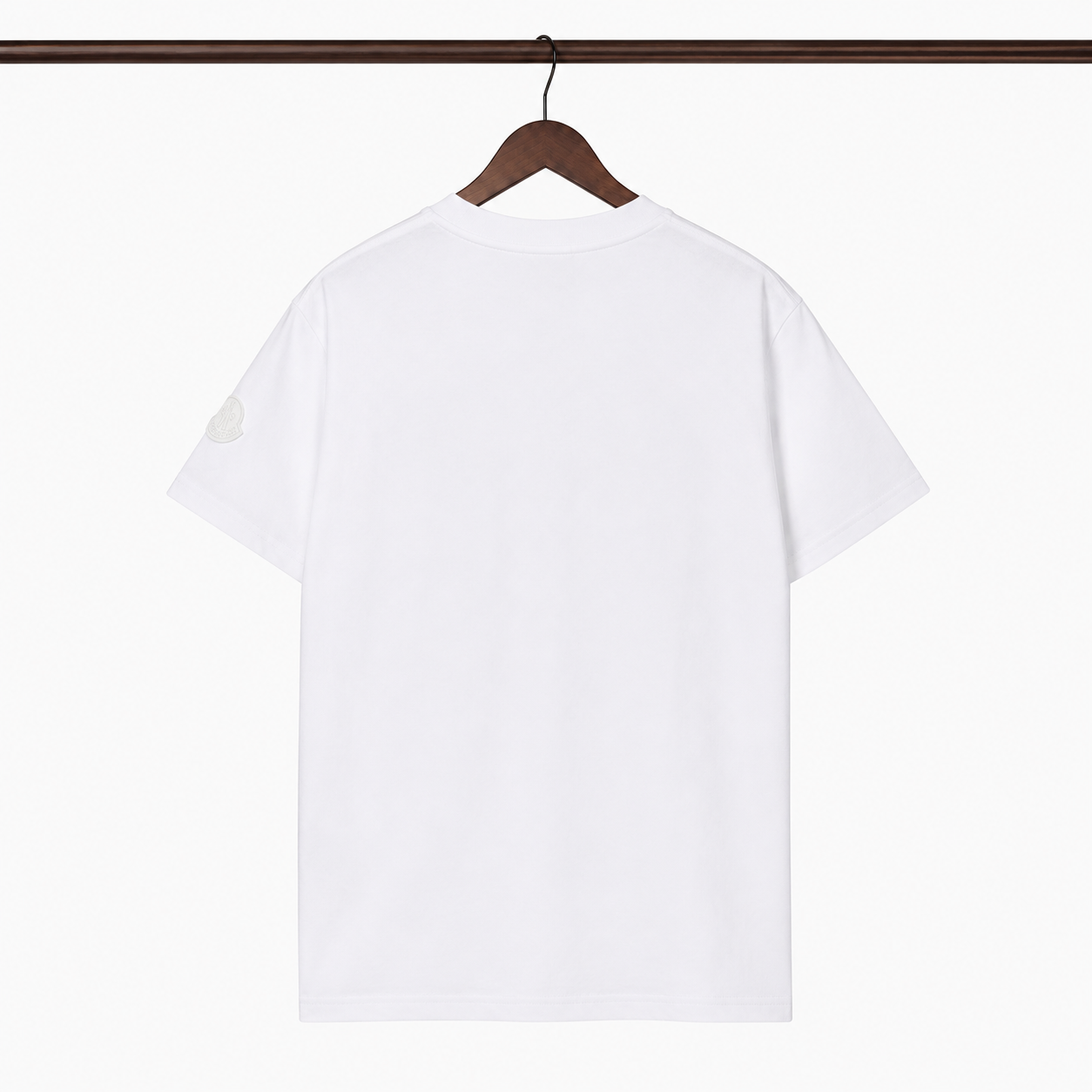 Moncler Printed Casual White Short-sleeve T-shirt