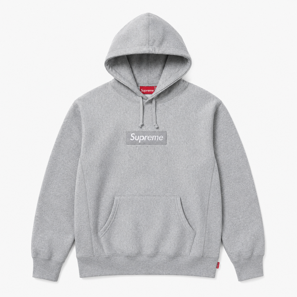 Supreme basic grey hoodie