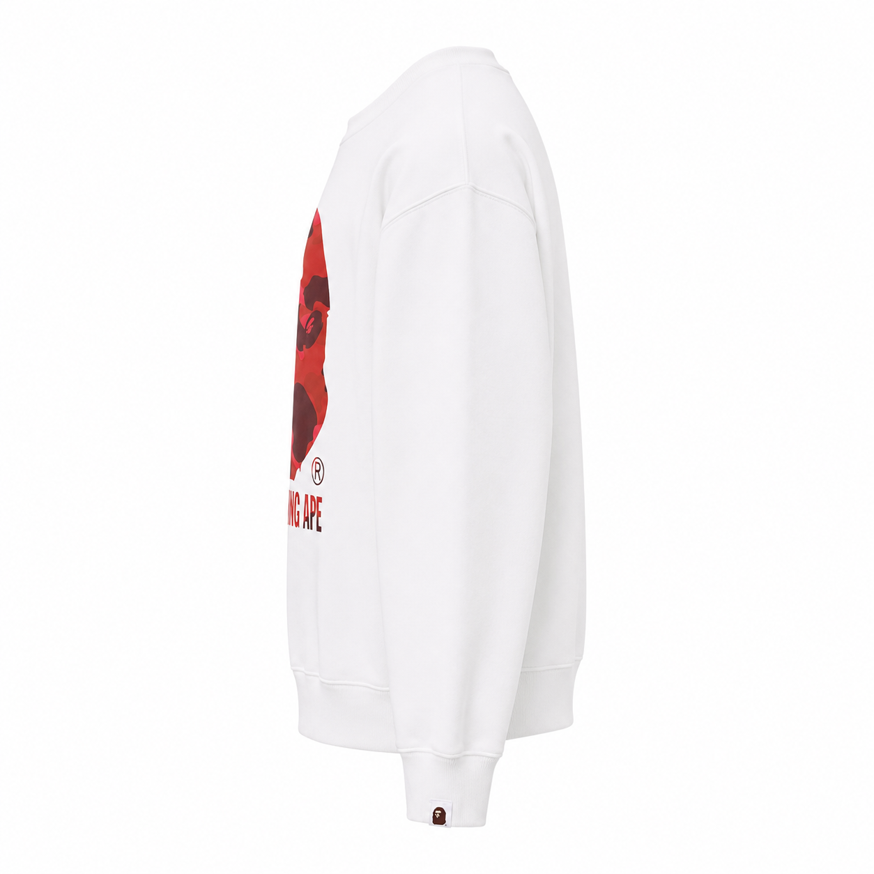 Bape Ape Head Camouflage Style Grey Sweatshirt