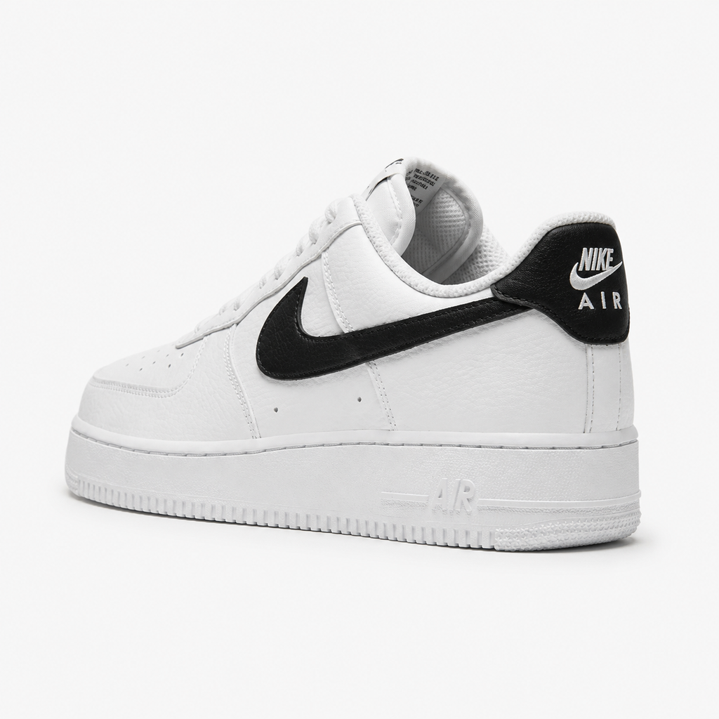 Nike Air Force 1 Black and White Simple Sneakers