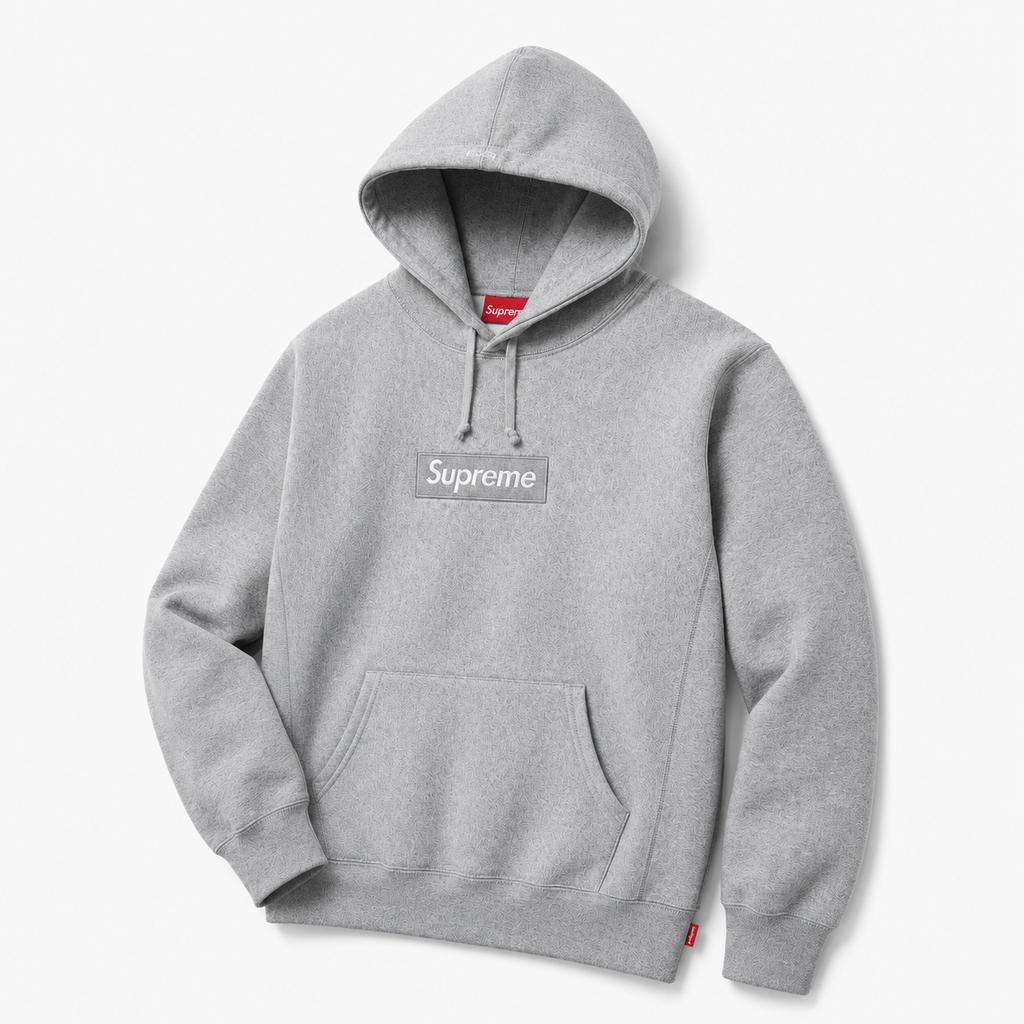 Supreme basic grey hoodie