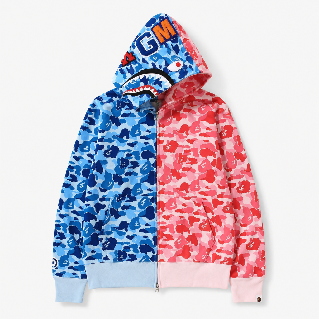Bape Shark Camouflage Hoodie