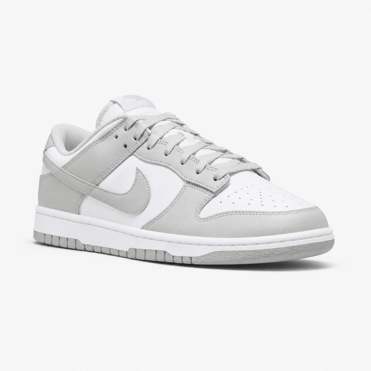 Nike Dunk simple style gray and white shoes