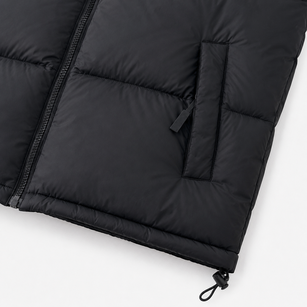 The North Face Black Trendy and Cool Down Vest