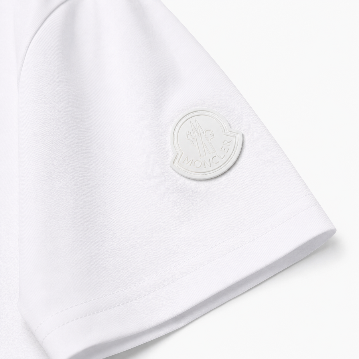 Moncler Printed Casual White Short-sleeve T-shirt