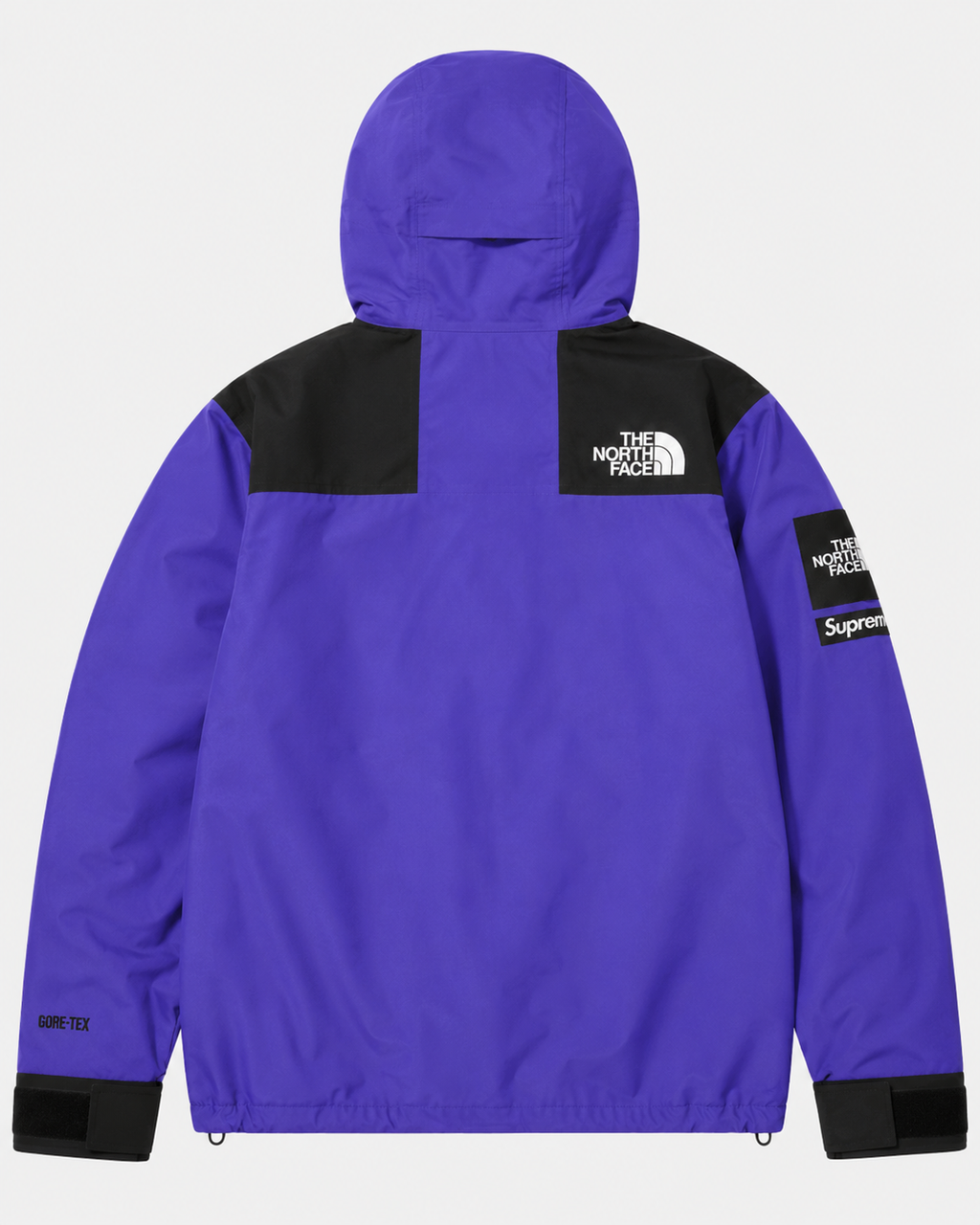 Supreme Purple and Black Patchwork Windbreaker