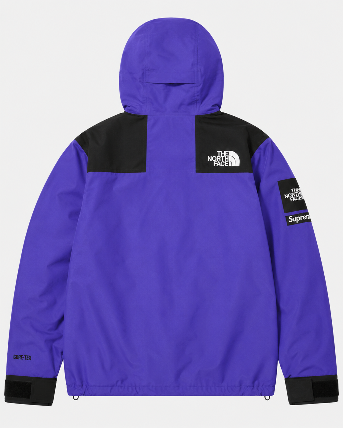 Supreme Purple and Black Patchwork Windbreaker