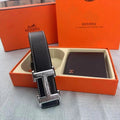 Hermes Smart-Casual Finish Reversible Leather Belt Casual Layering