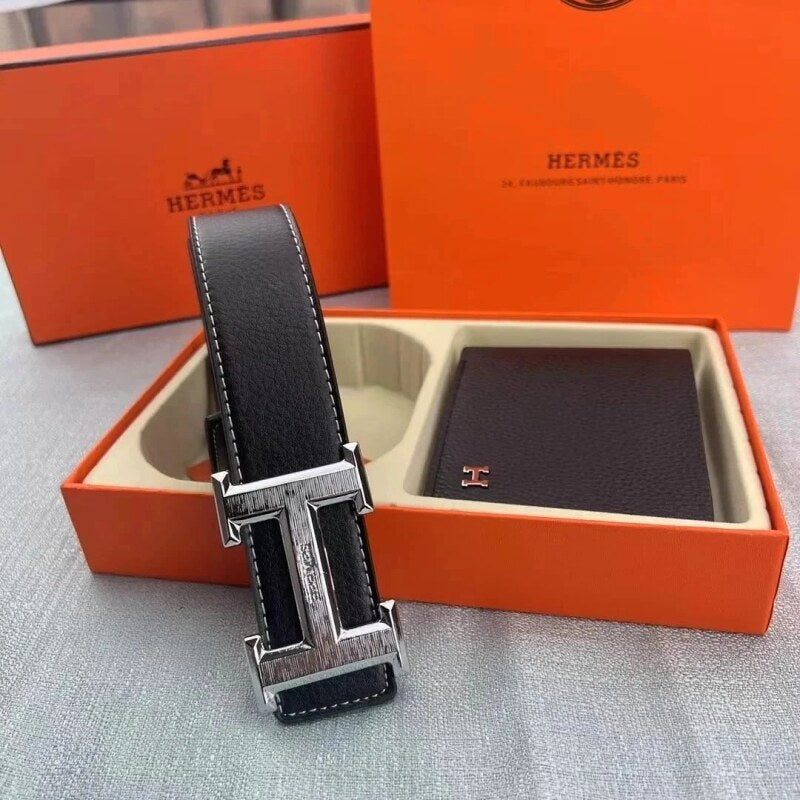 Hermes Smart-Casual Finish Reversible Leather Belt Casual Layering