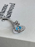 Vivienne Westwood Saturn series silver necklace