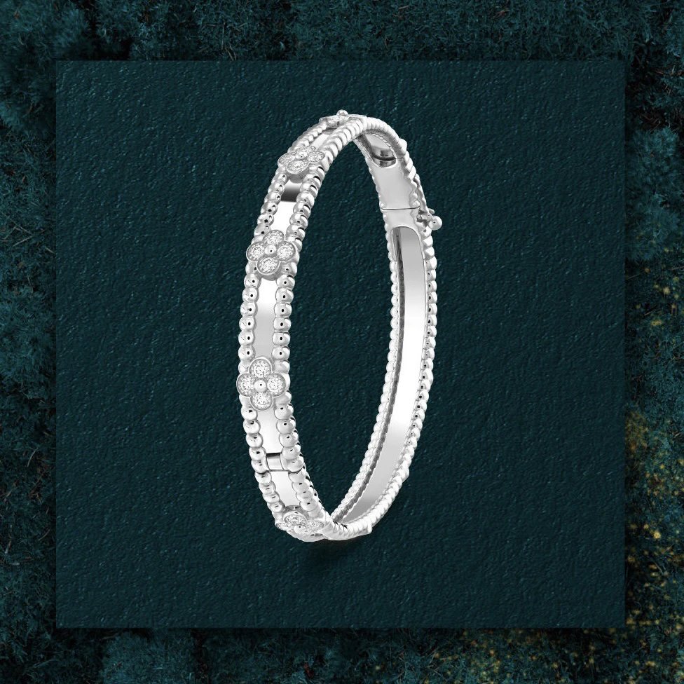 Van Cleef & Arpels Four-leaf Clover Silver Bracelet