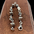 Chrome Hearts Dice Retro Style Silver Bracelet