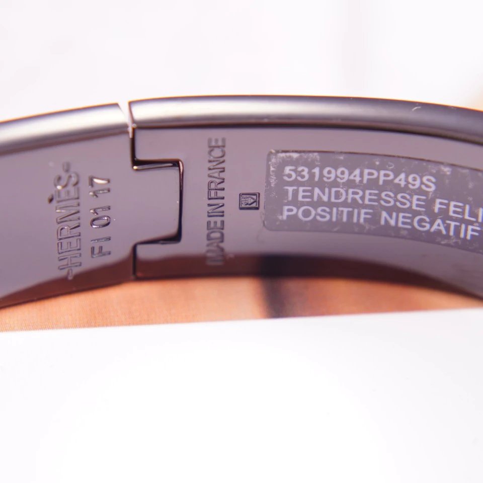 Hermes classic black and white bracelets
