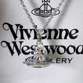 Vivienne Westwood Saturn series silver necklace