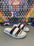 Louis Vuitton Monogram Casual Style White Slides