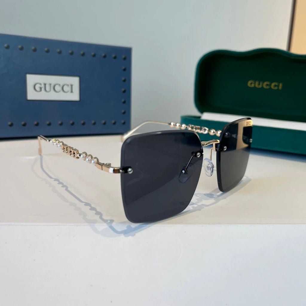 Gucci square - shaped fashionable sunglasses