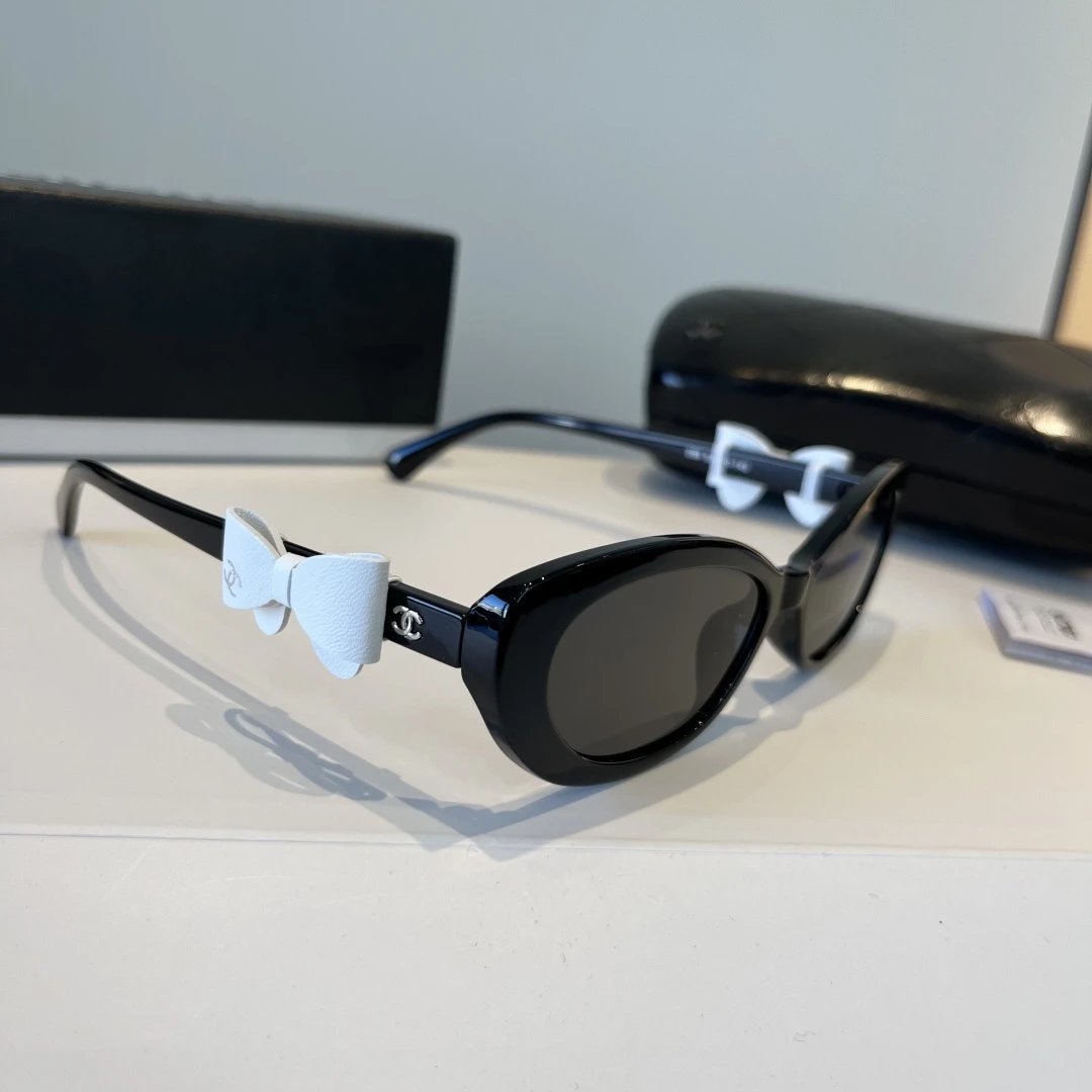 Chanel Bowknot Sweet Style Sunglasses
