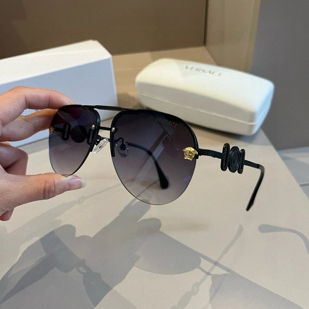 Versace Medusa Trendy Black Sunglasses