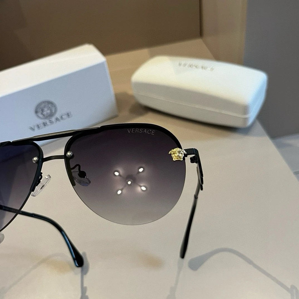 Versace Medusa Trendy Black Sunglasses