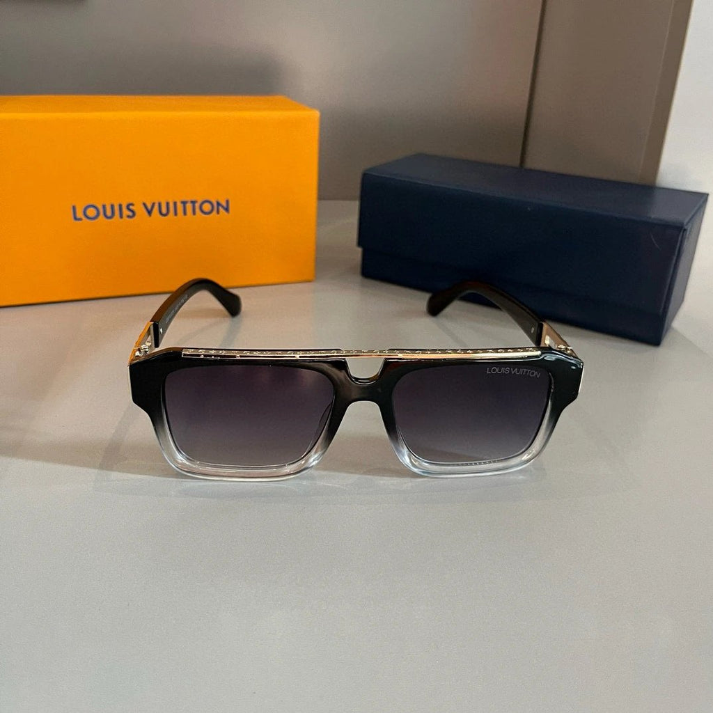 Louis Vuitton metallic-style sunglasses