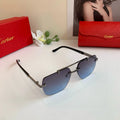 Cartier square stylish black sunglasses
